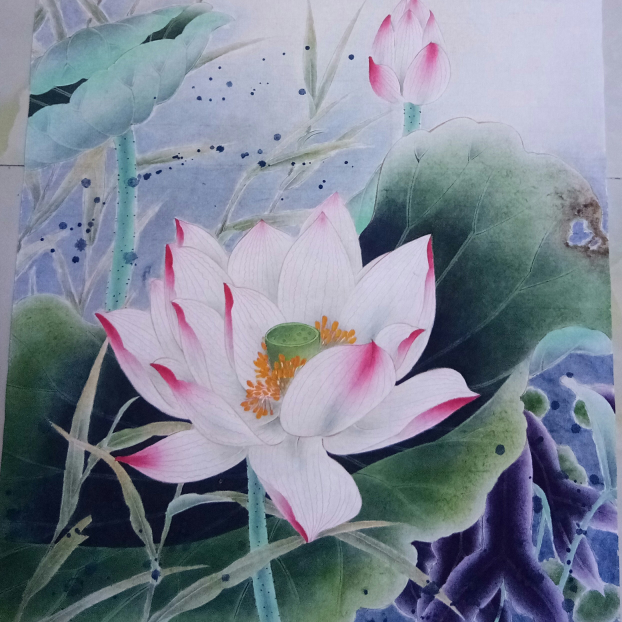 纯手工,工笔画 可定制 放在书房卧室的最佳选择